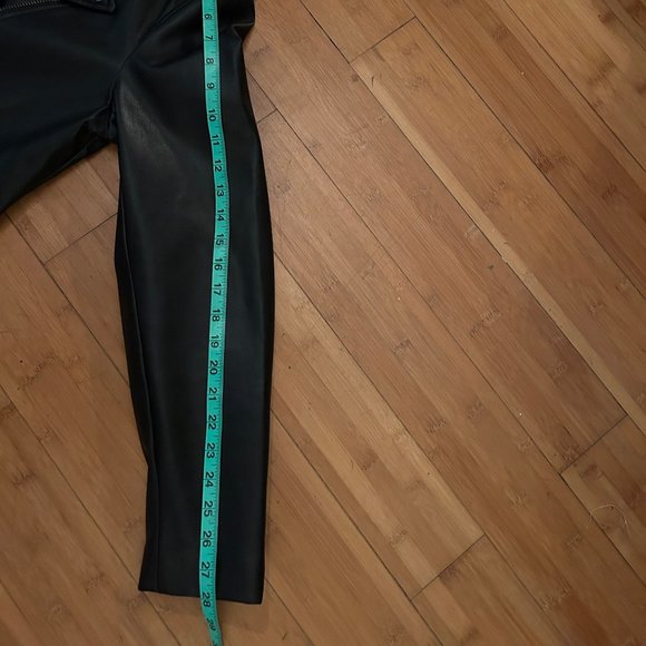 Gap Faux Leather Moto Jacket Large - Picture 8 of 11